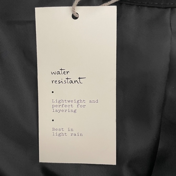 A NEW DAY WOMENS RAIN JACKET BLACK - Picture 5 of 7